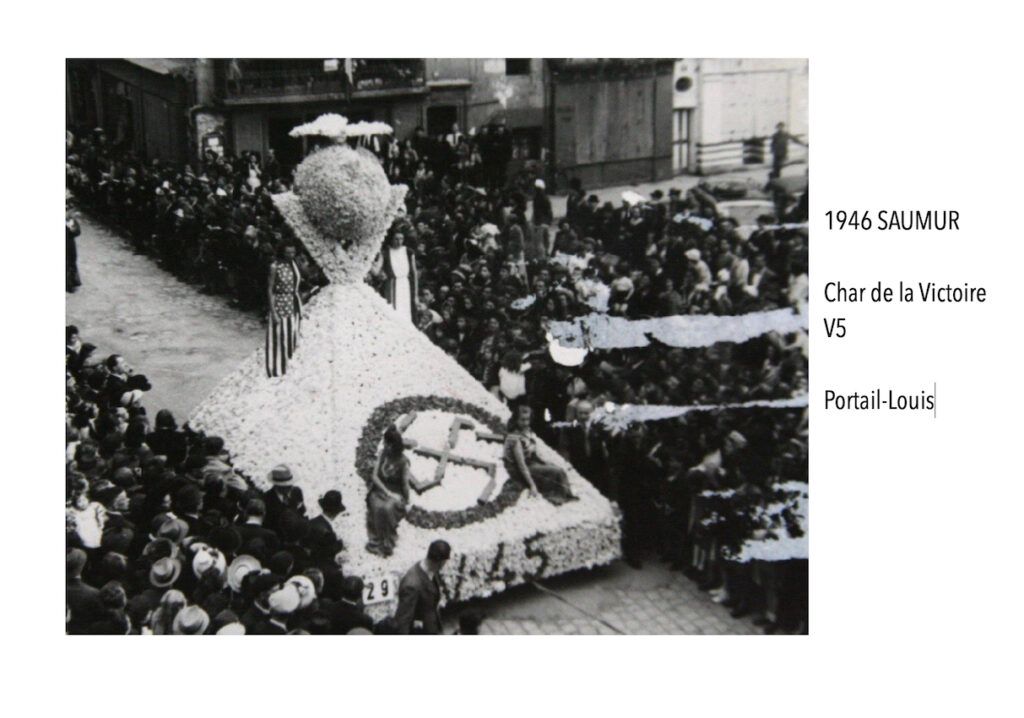 1946 Saumur 1er défilé festif d'après guerre.
