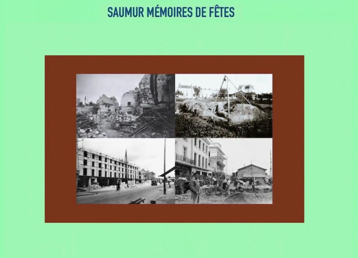 Seconde Guerre mondiale. La Reconstruction. La commémoration de la Libération de Saumur en 1994