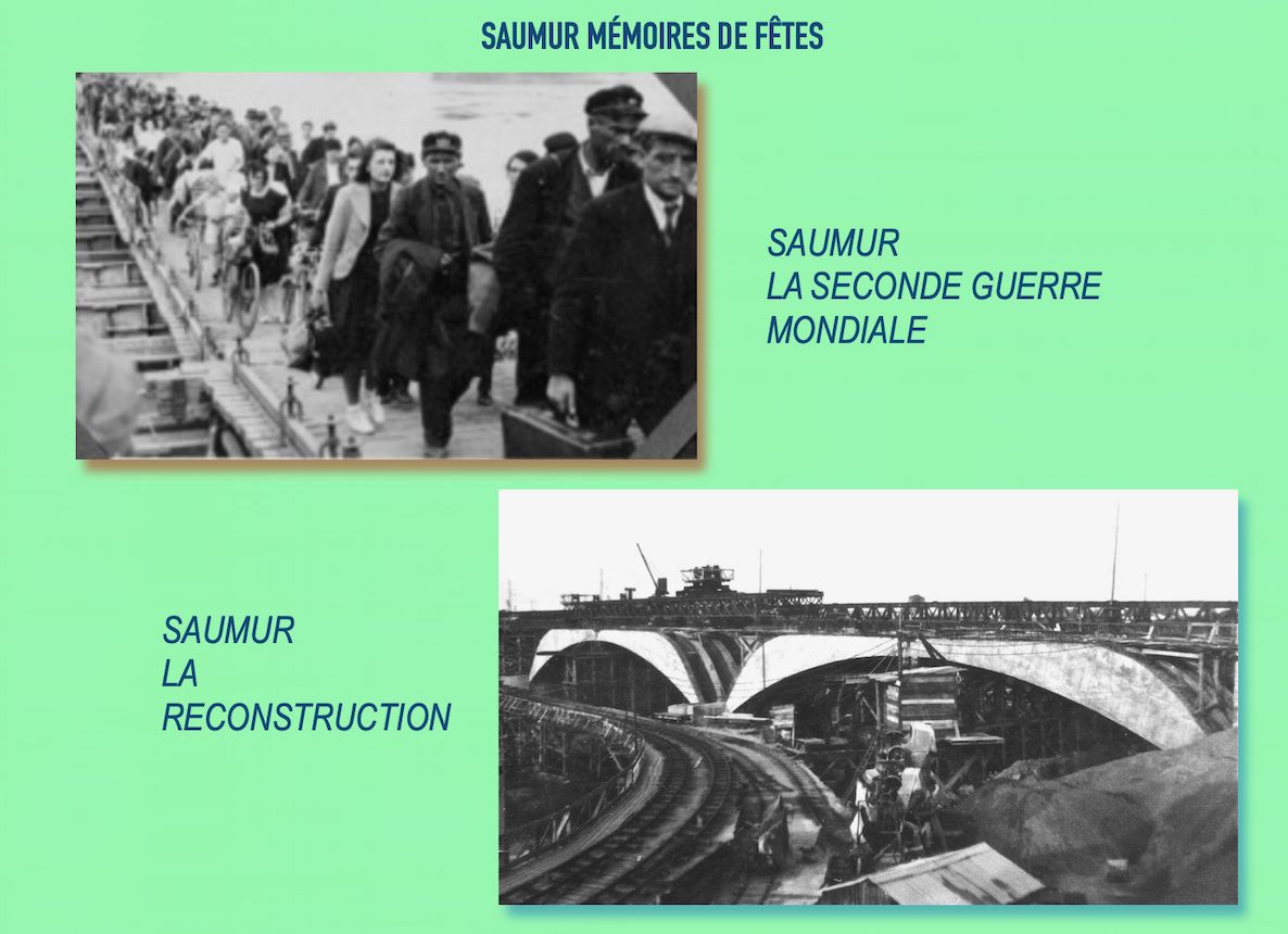 La Seconde Guerre mondiale. La commémoration de la Libération de Saumur en 1994