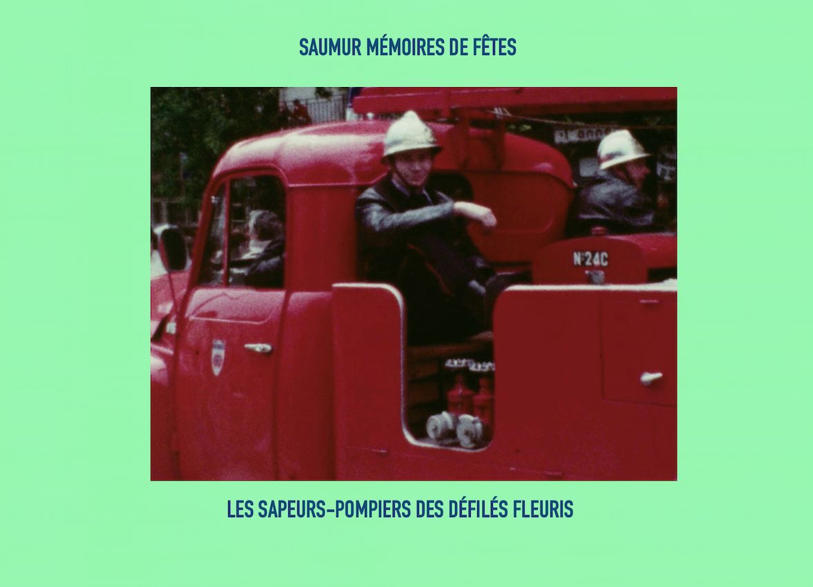 Saumur : Les sapeurs-pompiers  des défilés fleuris
