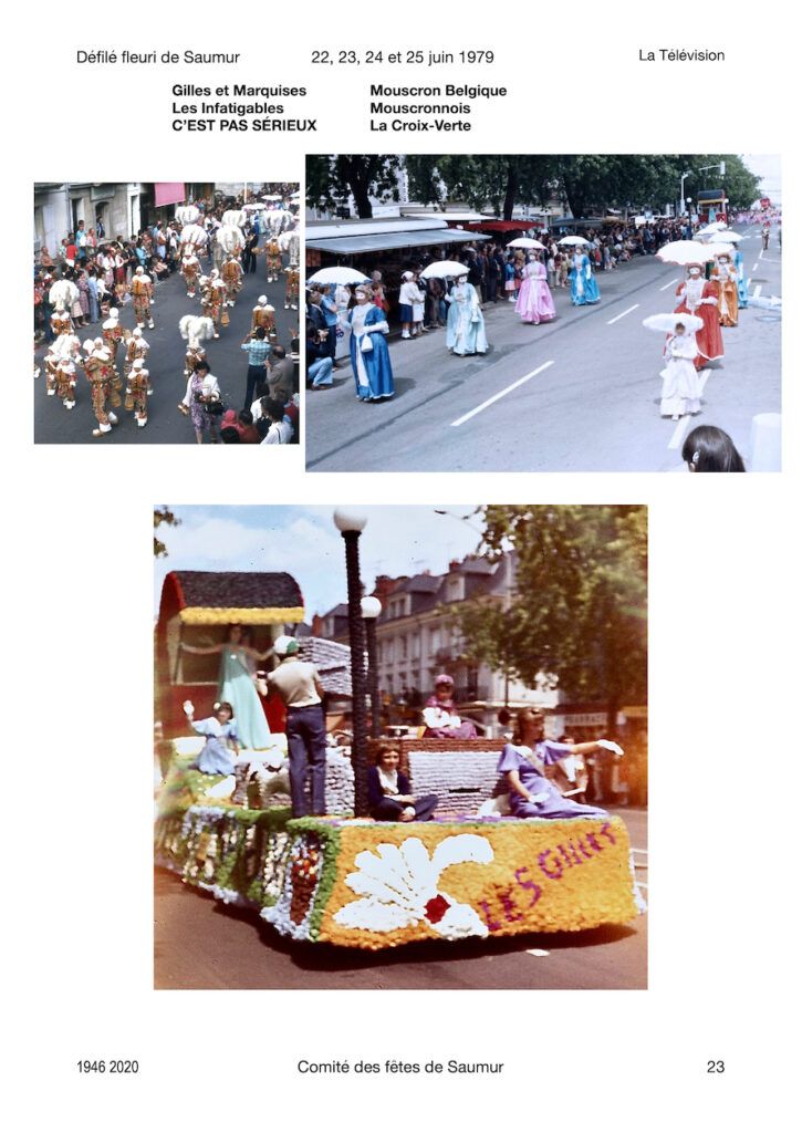 1979 Saumur Le défilé fleuri -La télévision-