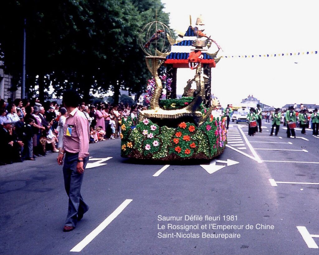 Saumur Défilé fleuri 1981