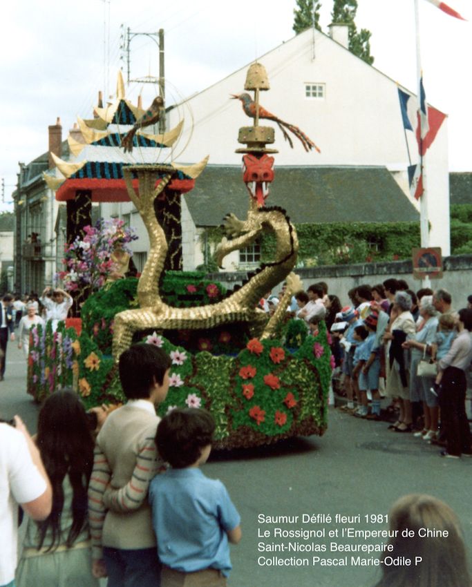 Saumur Défilé fleuri 1981