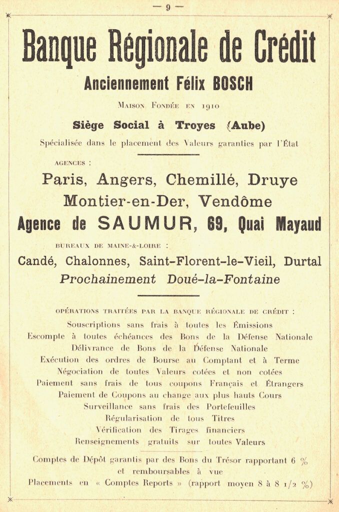 Saumur Foire-exposition 1926