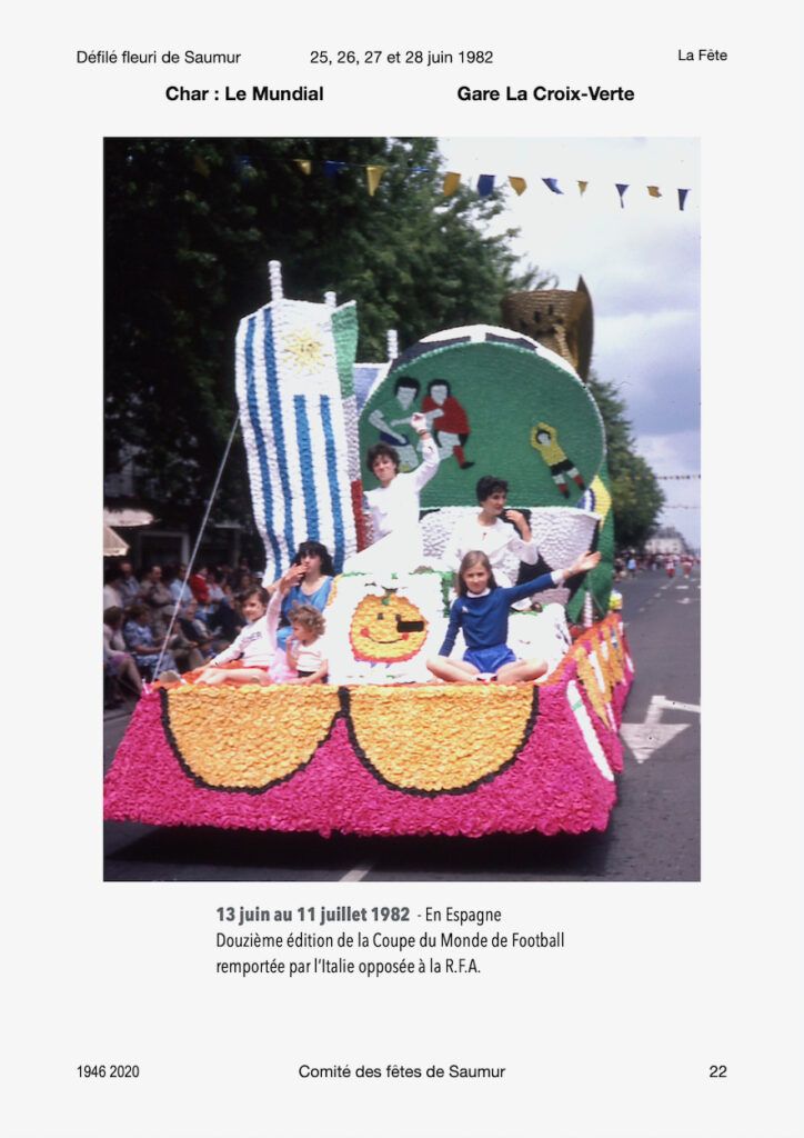 Défilé fleuri de Saumur 1982