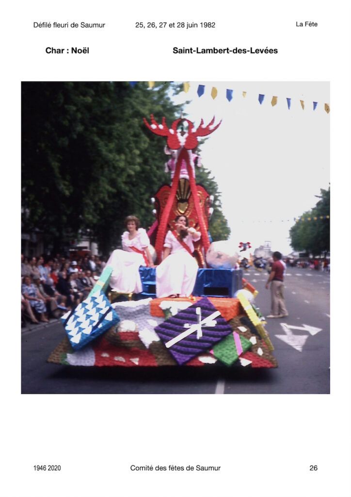 Défilé fleuri de Saumur 1982