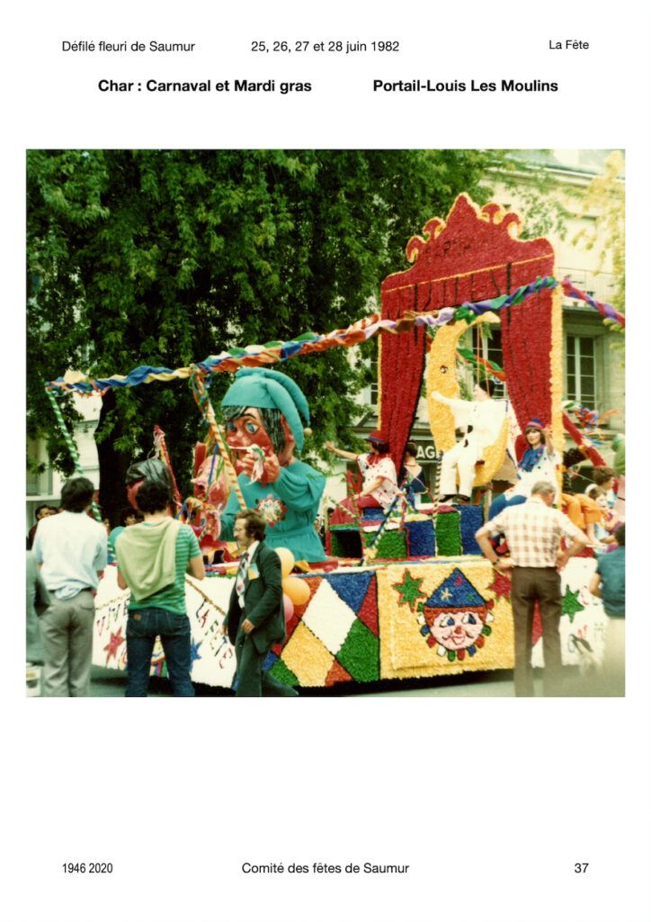 Défilé fleuri de Saumur 1982