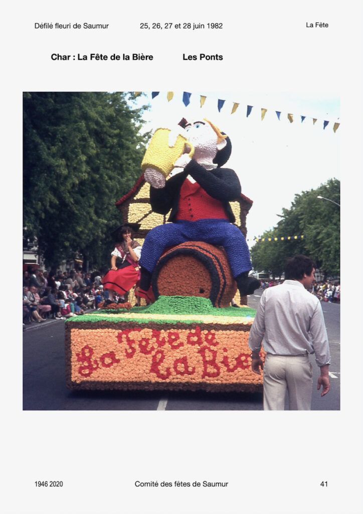 Défilé fleuri de Saumur 1982