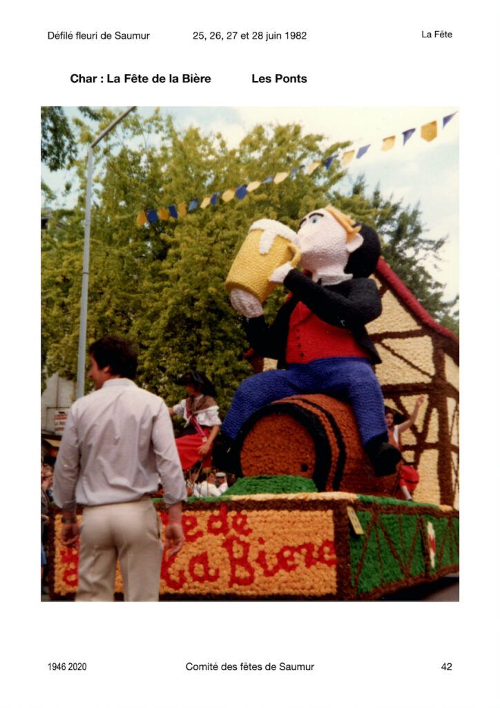 Défilé fleuri de Saumur 1982