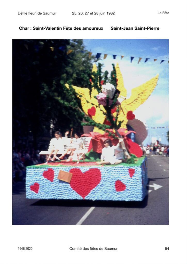 Défilé fleuri de Saumur 1982