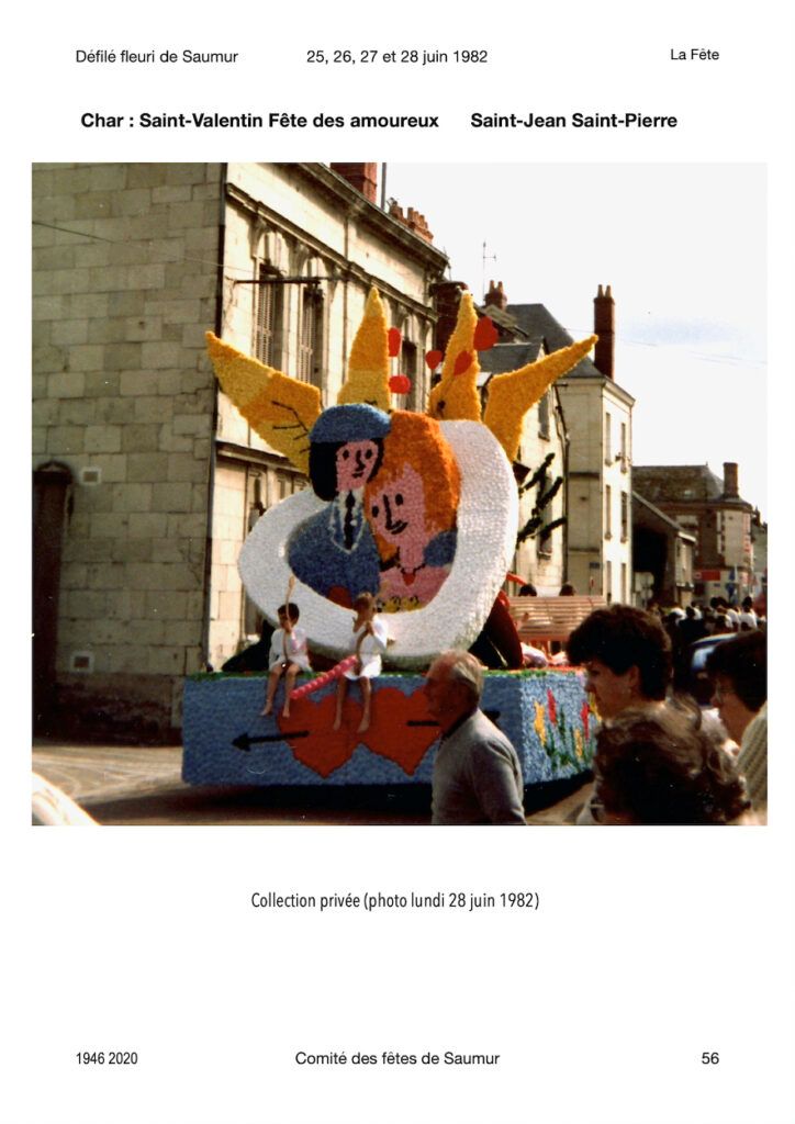 Défilé fleuri de Saumur 1982