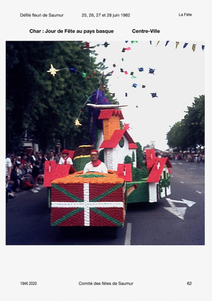 Défilé fleuri de Saumur 1982