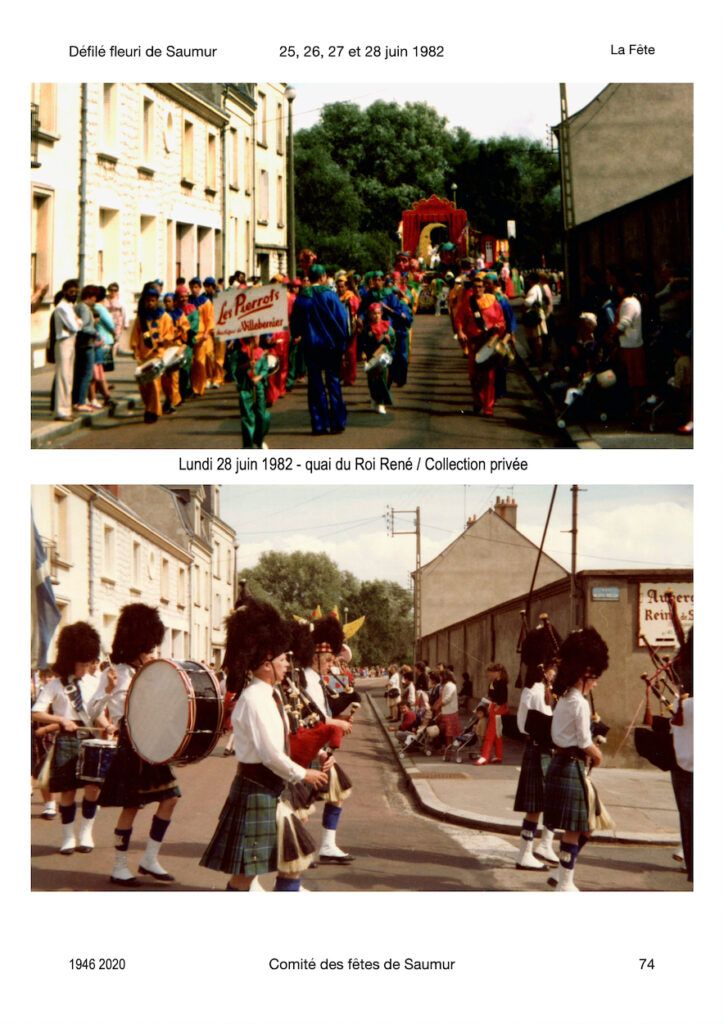 Défilé fleuri de Saumur 1982