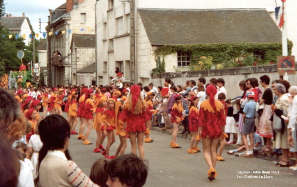 Saumur Défilé fleuri 1981