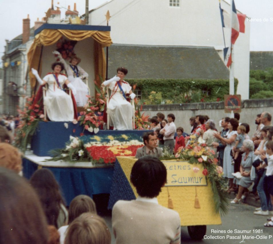 Saumur Défilé fleuri 1981