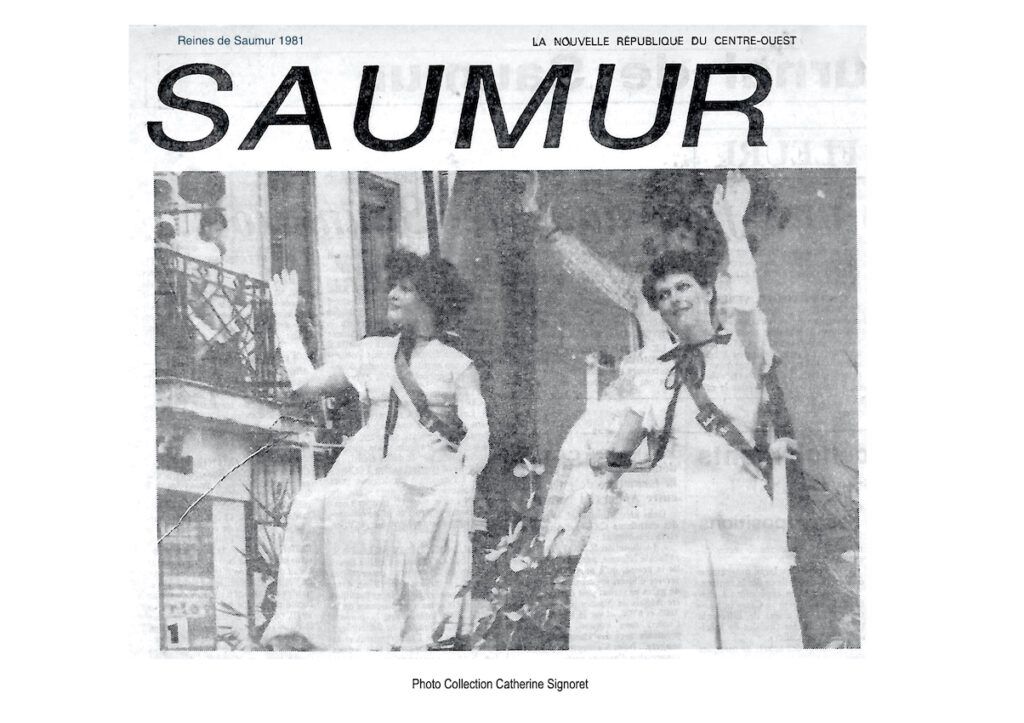 Saumur Défilé fleuri 1981