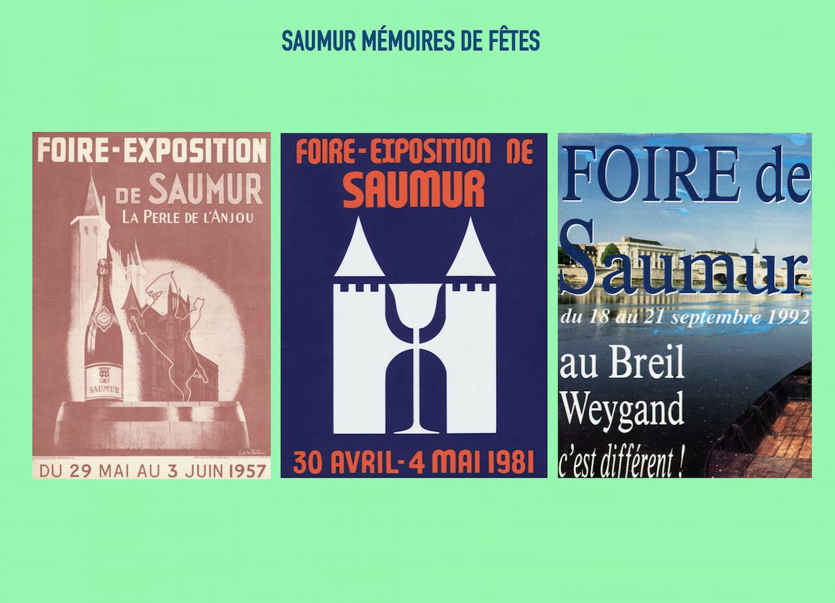 1957 1981 1992  La Foire-exposition de Saumur