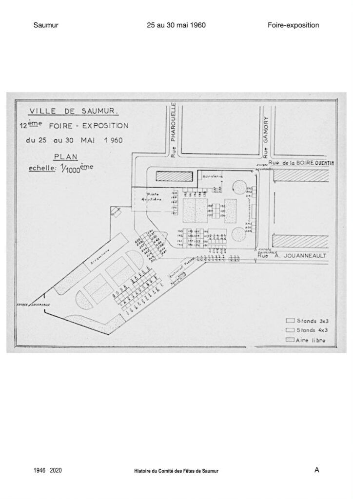 Saumur Mémoires de Fêtes - 1960 - Foire-exposition