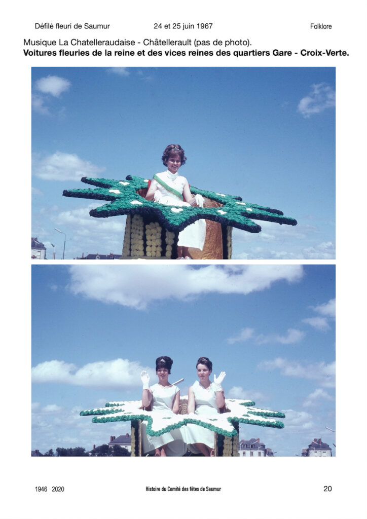 Saumur Mémoires de fêtes - 1967.