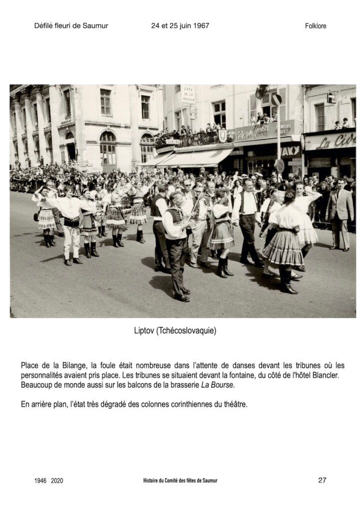 Saumur Mémoires de fêtes - 1967.