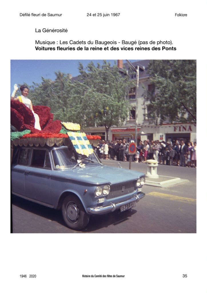 Saumur Mémoires de fêtes - 1967.