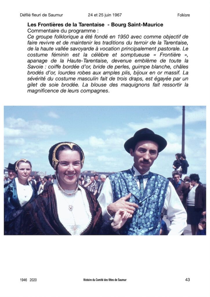 Saumur Mémoires de fêtes - 1967.