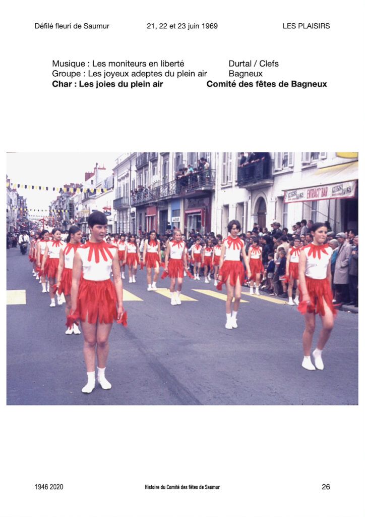 Saumur Mémoires de Fêtes - 1969.