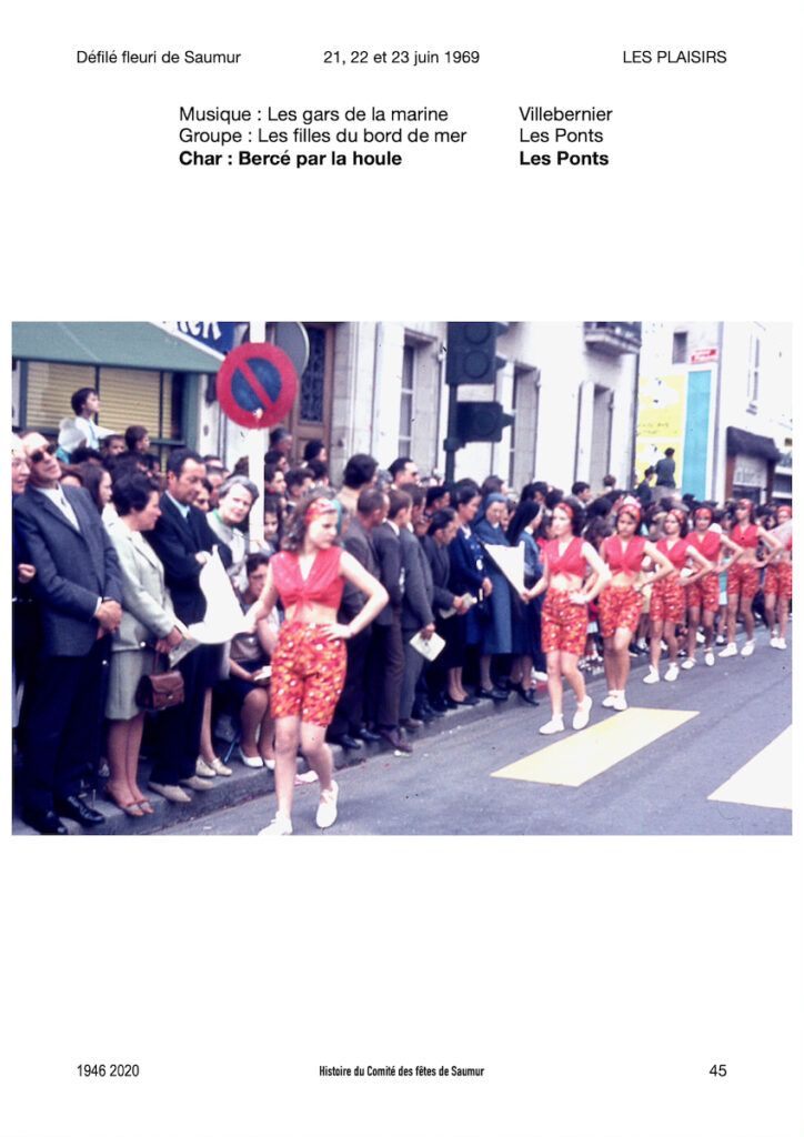 Saumur Mémoires de Fêtes - 1969.