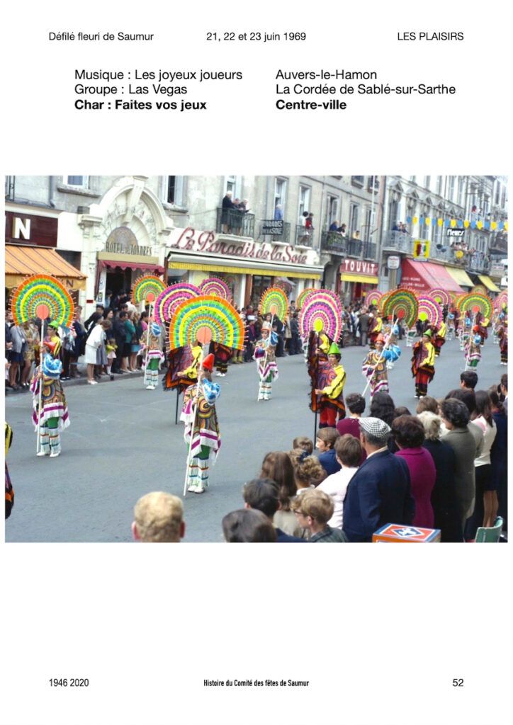 Saumur Mémoires de Fêtes - 1969.