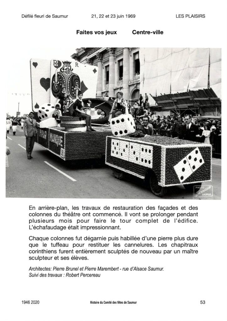 Saumur Mémoires de Fêtes - 1969.