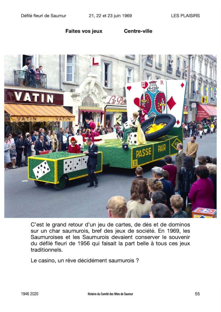 Saumur Mémoires de Fêtes - 1969.