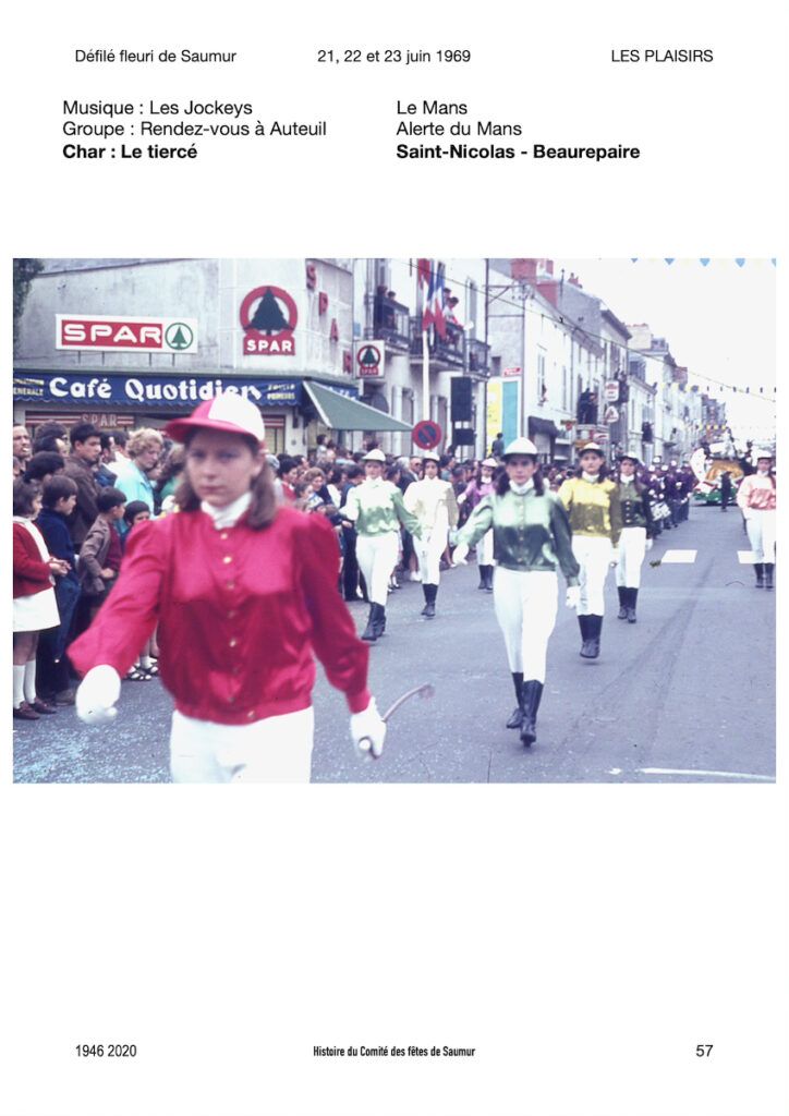 Saumur Mémoires de Fêtes - 1969.