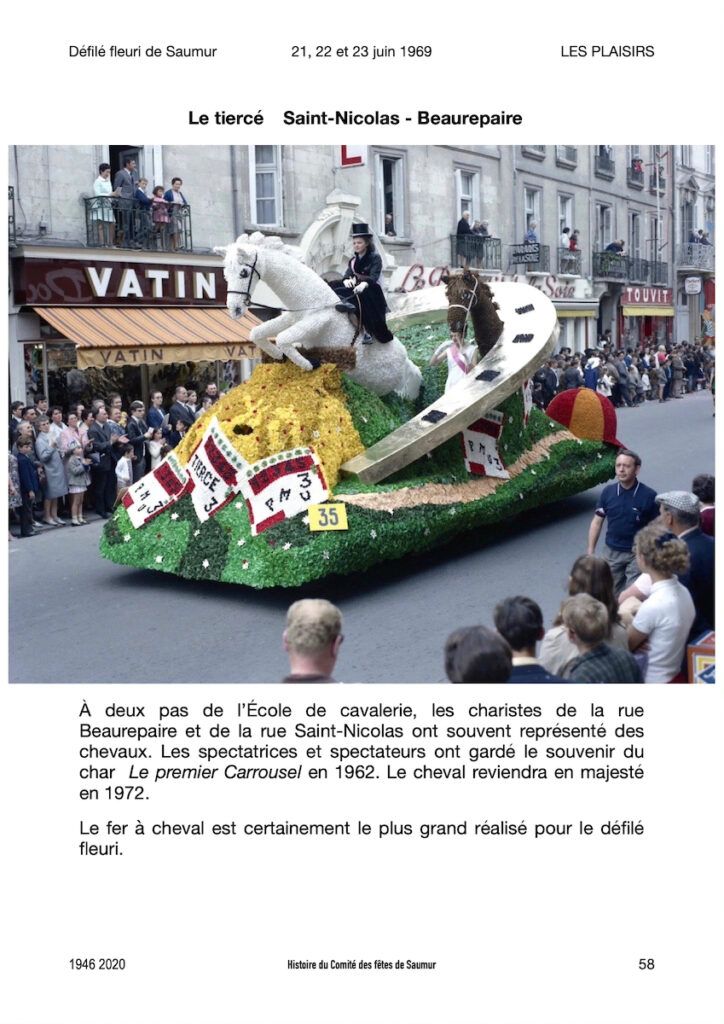 Saumur Mémoires de Fêtes - 1969.