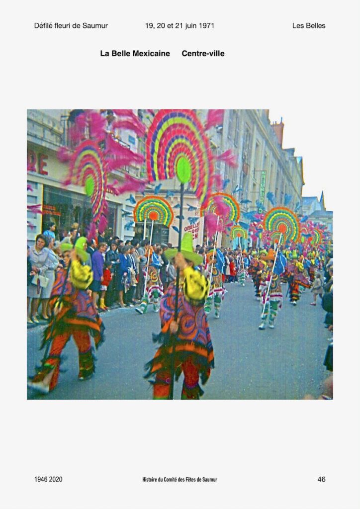 Saumur Mémoires de Fêtes - Défilé fleuri 1971