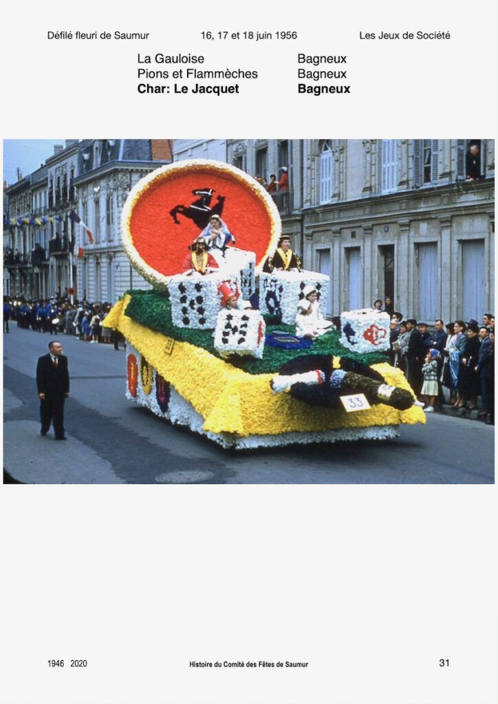 Saumur Mémoires de Fêtes - 1956