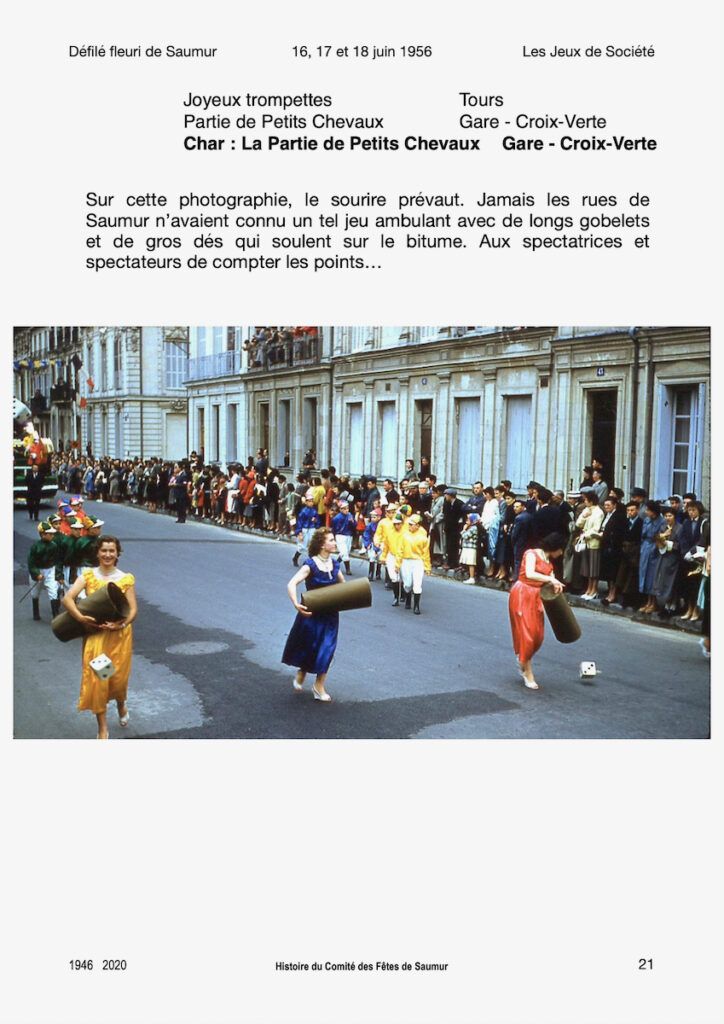 Saumur Mémoires de Fêtes - 1956