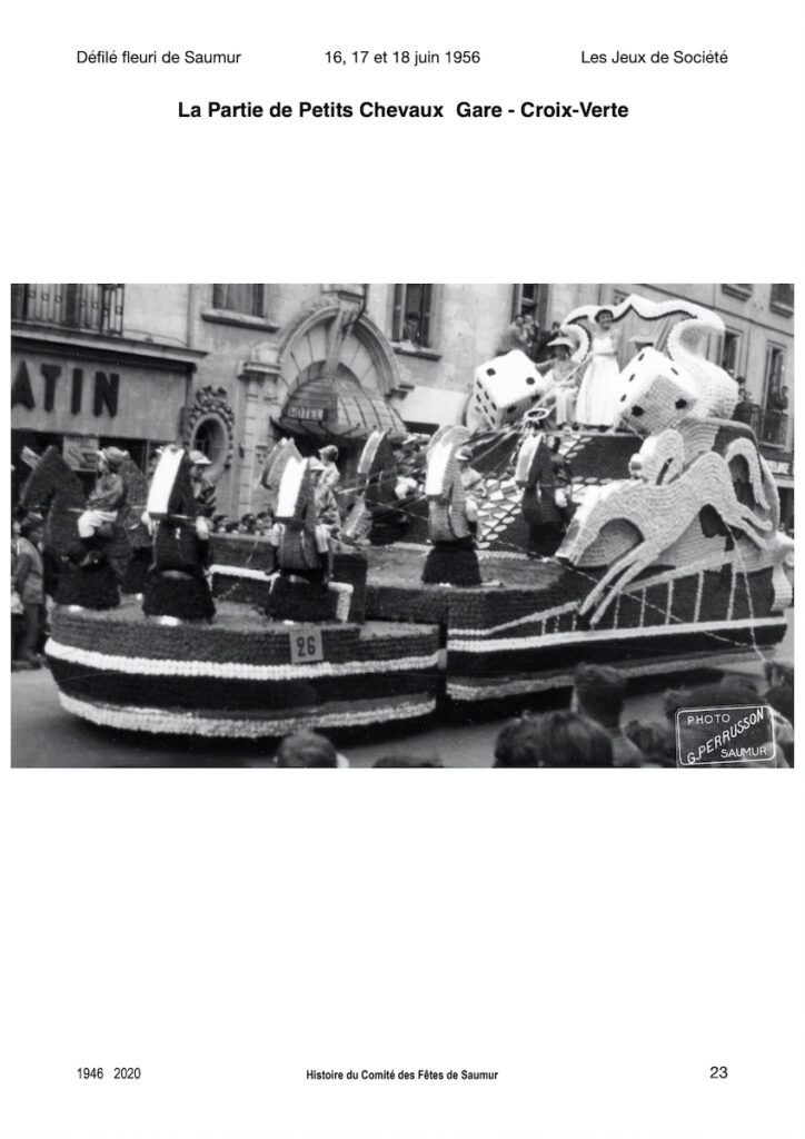 Saumur Mémoires de Fêtes - 1956