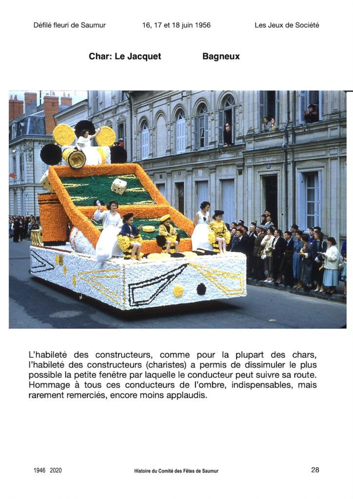 Saumur Mémoires de Fêtes - 1956