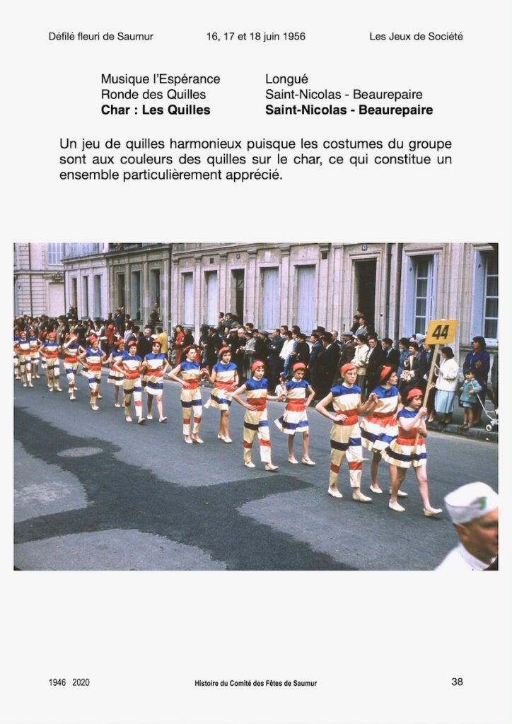 Saumur Mémoires de Fêtes - 1956