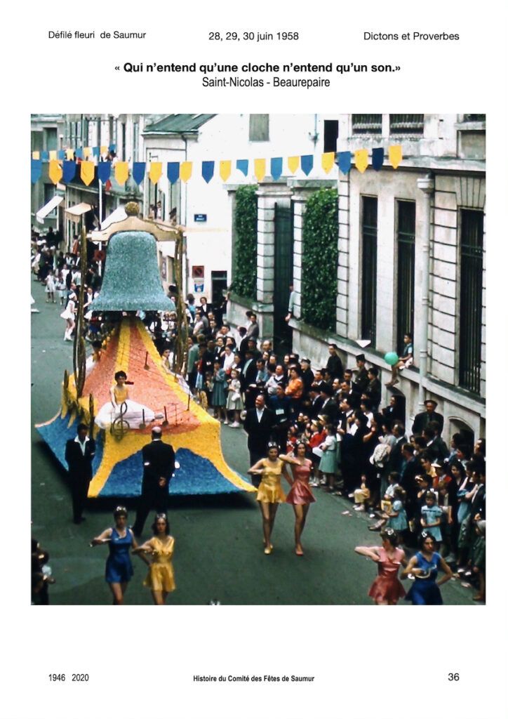 Saumur Mémoires de Fêtes - 1958