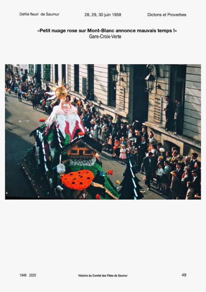 Saumur Mémoires de Fêtes - 1958