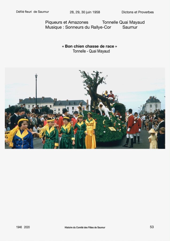 Saumur Mémoires de Fêtes - 1958