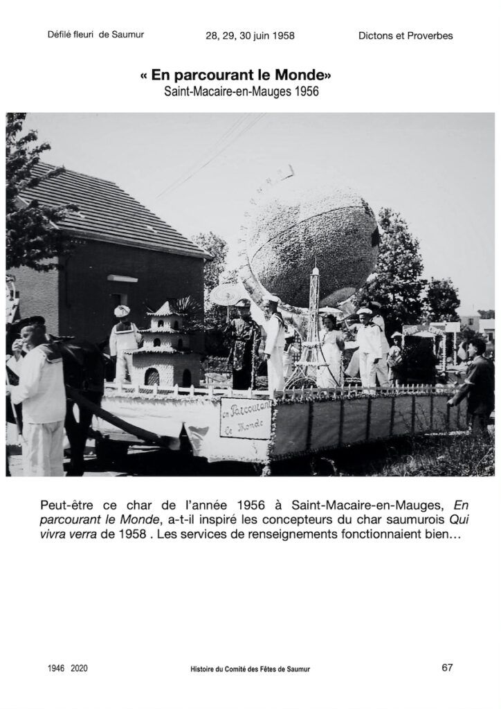 Saumur Mémoires de Fêtes - 1958