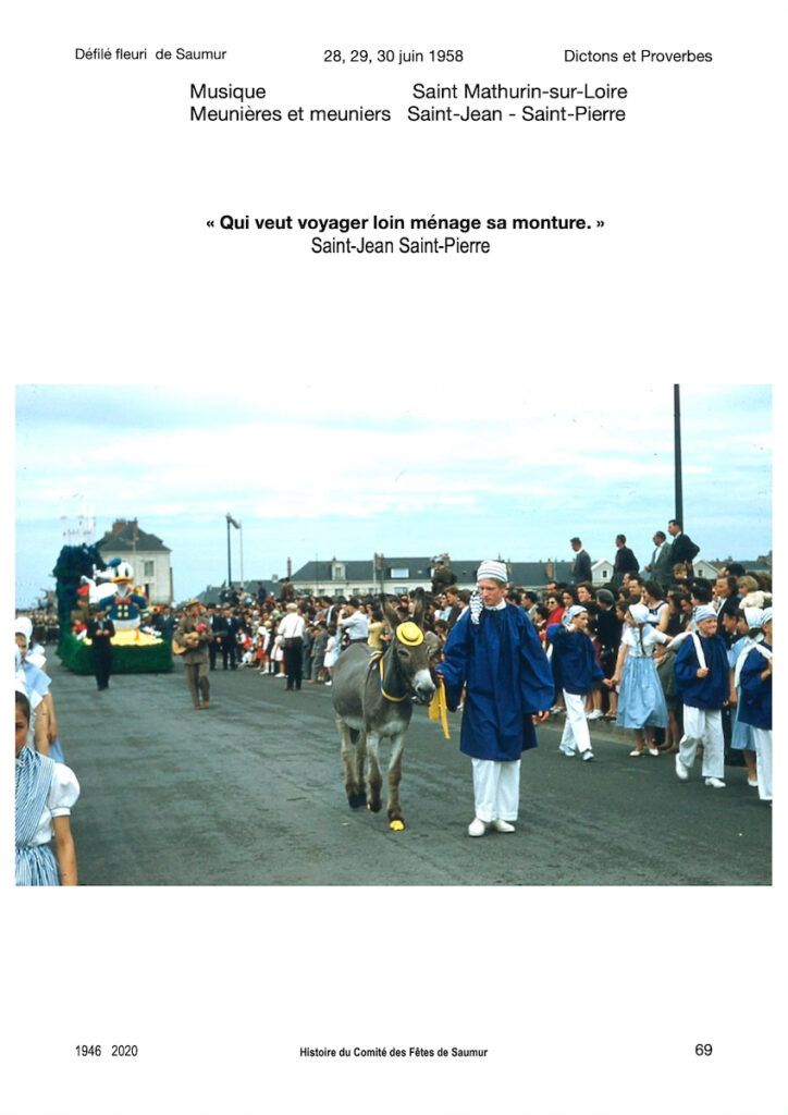 Saumur Mémoires de Fêtes - 1958