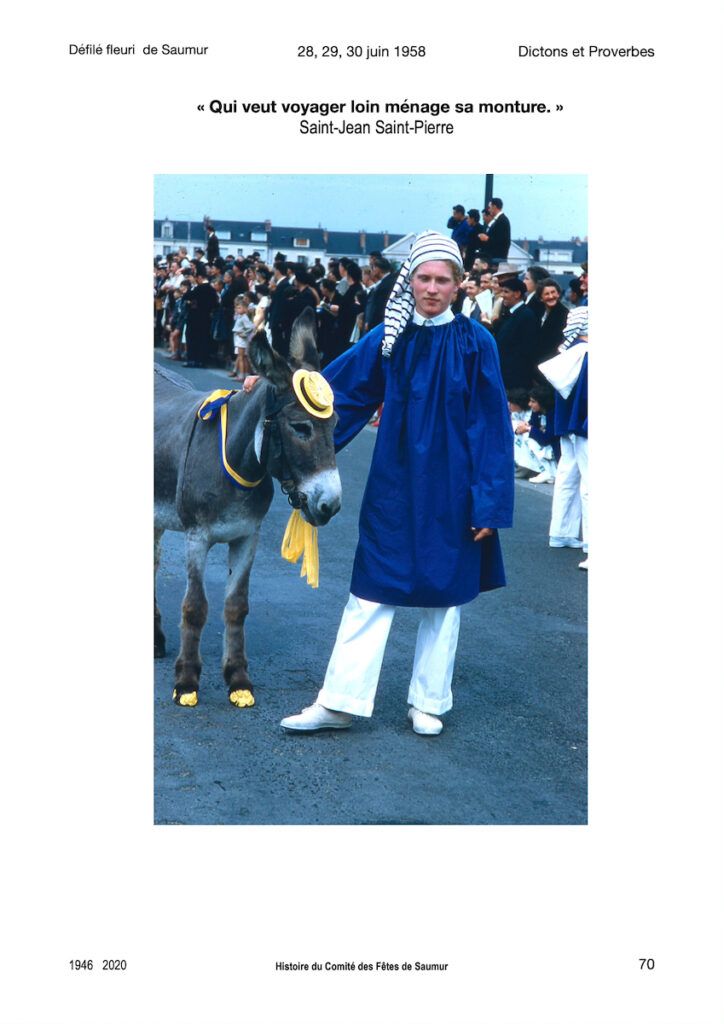 Saumur Mémoires de Fêtes - 1958