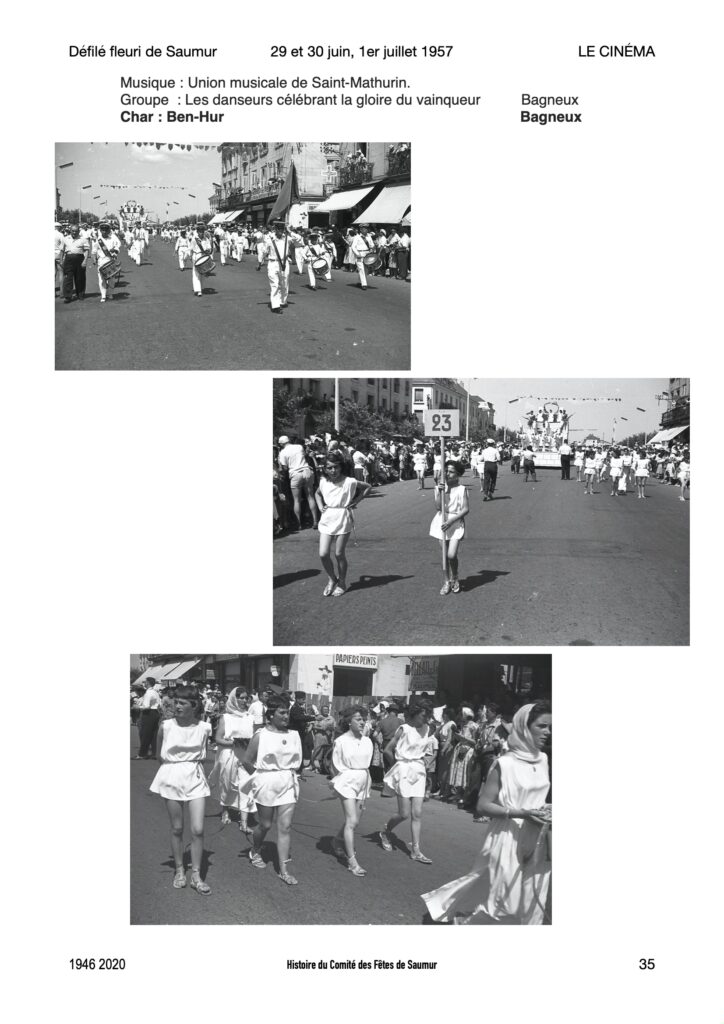 Saumur Mémoires de Fêtes - 1957