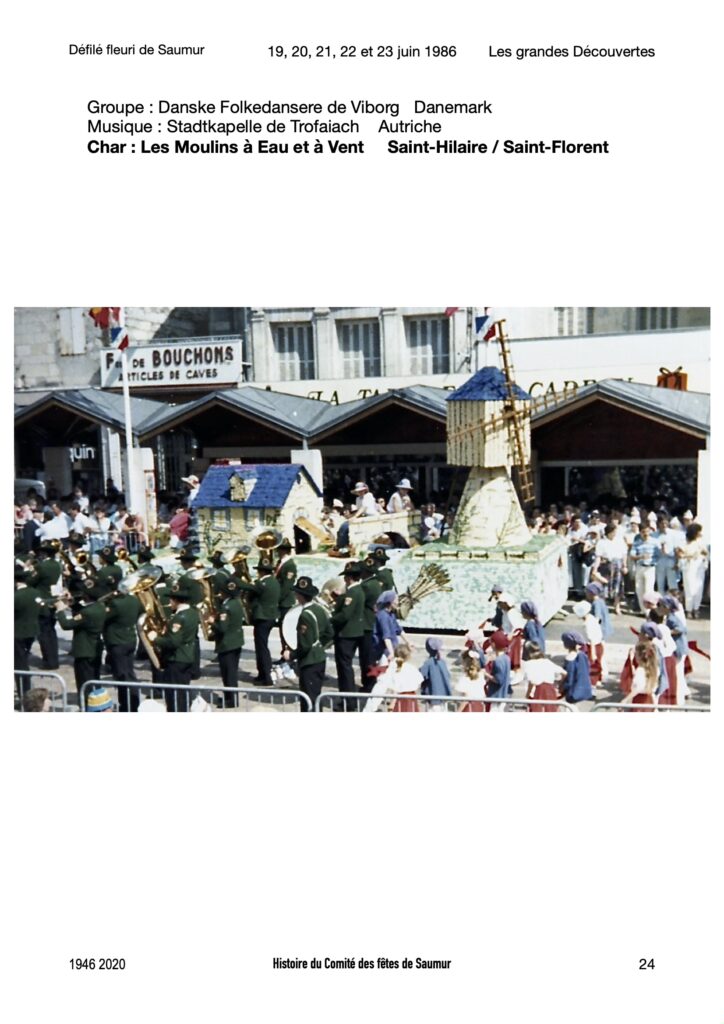 Saumur Mémoires de Fêtes - 1986