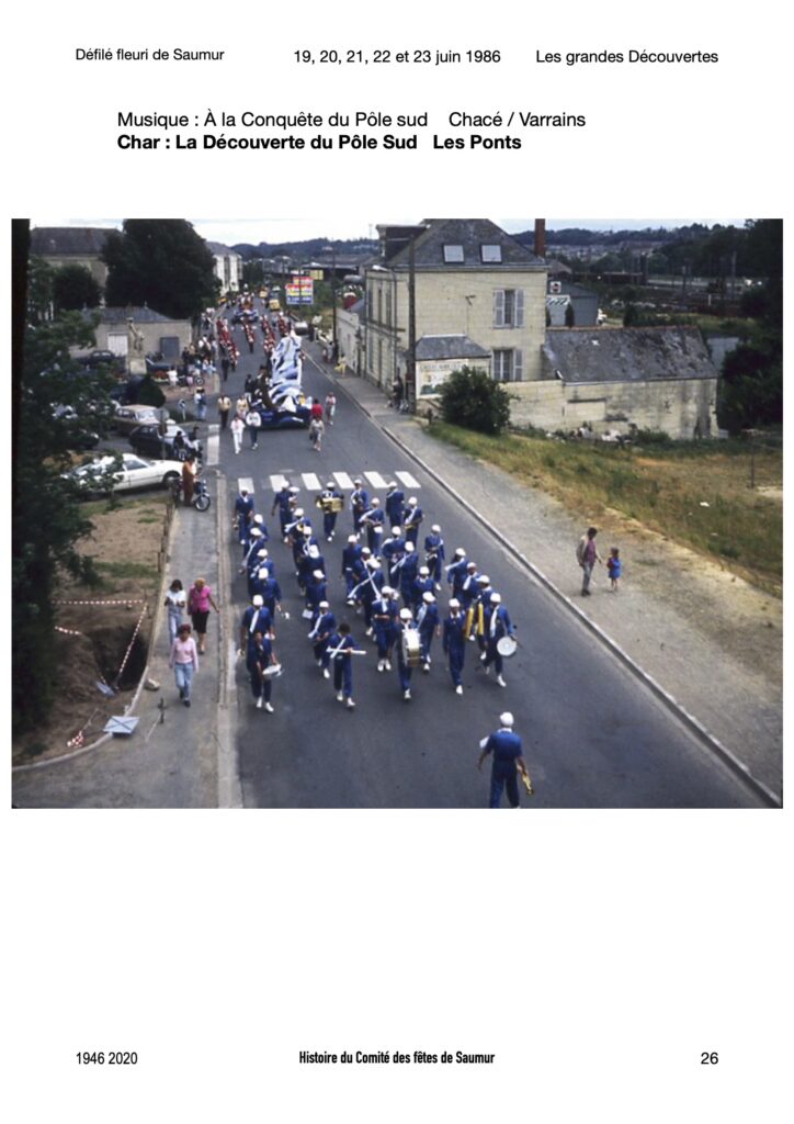 Saumur Mémoires de Fêtes - 1986