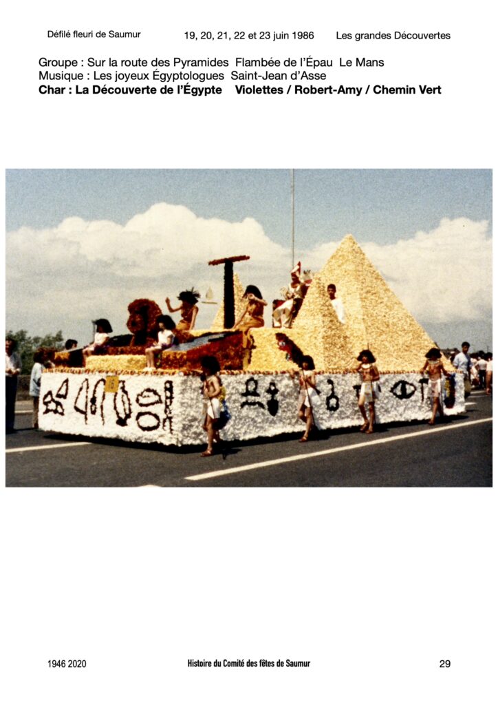 Saumur Mémoires de Fêtes - 1986