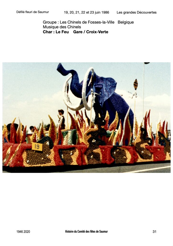 Saumur Mémoires de Fêtes - 1986